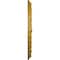 Ekena Millwork Milan Ceiling Medallion (Fits Canopies up to 4 5/8"), 24 1/2"OD x 3 1/2"ID x 1"P, Pharaohs Gold CM24MIPGS - alternate 3